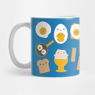 Kawaii Eggs For Breakfast Mug